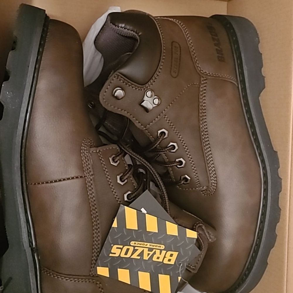 Brazos Work Force Steel Toe Boots